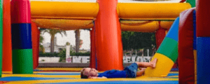 Enjoying The Funnest Inflatables!