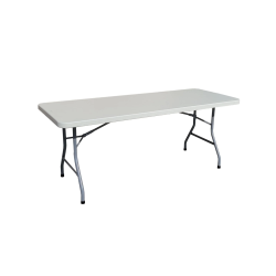 White Heavy Duty Plastic 6Ft. Tables